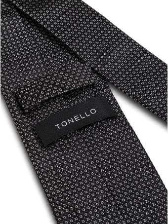 Tonello Blue Silk Necktie