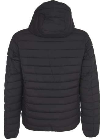 Save the Duck Black Down Jacket With Hood