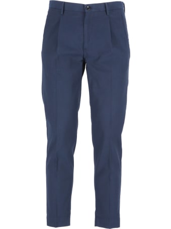 Incotex Red Wool Blend Trouser Incotex Red