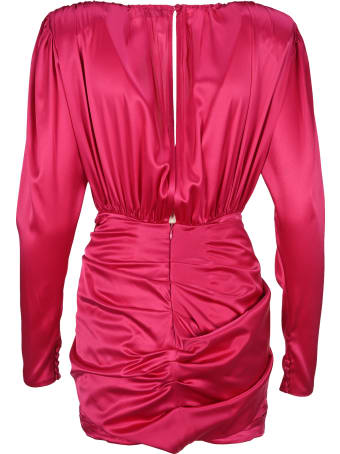 Magda Butrym Plunge-neck Mini Dress