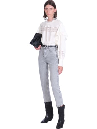 IRO Claw Blouse In White Polyester