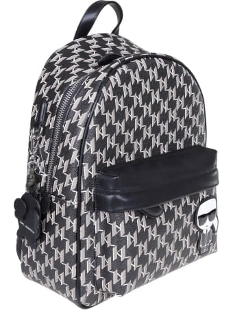 Karl Lagerfeld Backpack K/ikonik Monogram With Charm Karlimal