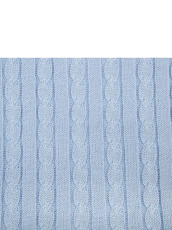 Little Bear Light Blue Blanket For Baby Boy