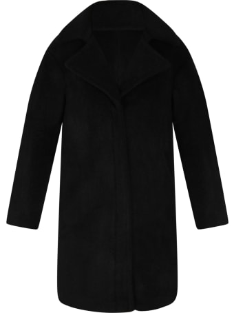 Armani Collezioni Black Coat For Kids
