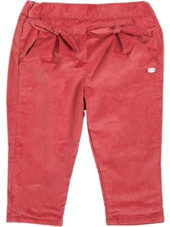 Tartine et Chocolat Red Cotton Pants With Bows