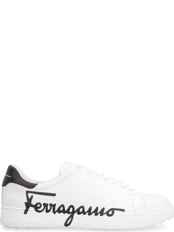 Salvatore Ferragamo Leather Low-top Sneakers