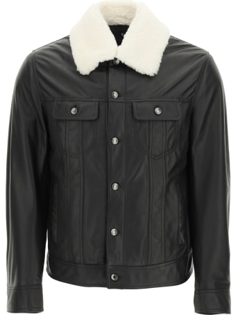 Dolce & Gabbana Lambskin Aviator Jacket