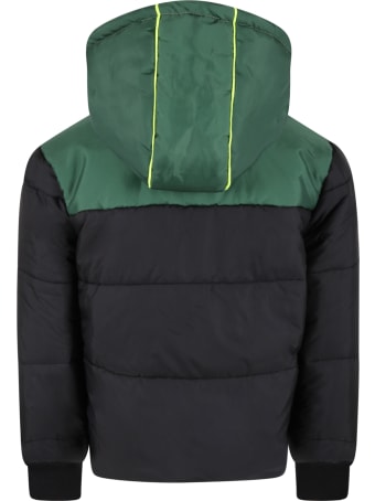 Australian Black Jacket For Kids With Yellow Kangaroo
