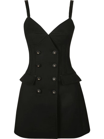 Dolce & Gabbana Double-breasted Flared Mini Dress