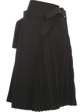 Junya Watanabe Comme Des Garçons Wool Plisse Skirt