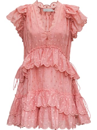 Zimmermann Pink Mae Dot Dress