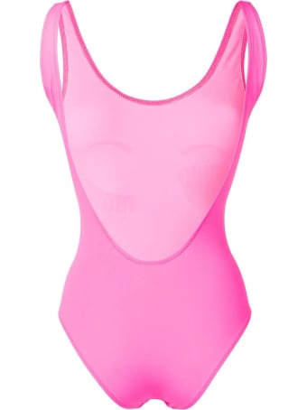 Chiara Ferragni Pink Fuxia Eyes One Piece