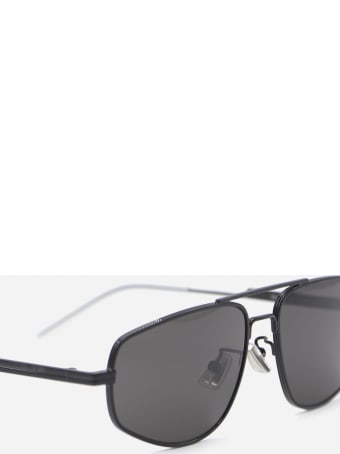 Bottega Veneta Metal Aviator Sunglasses