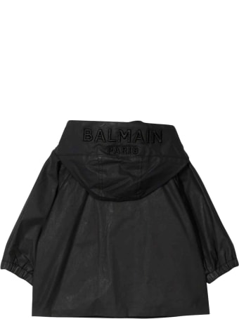 Balmain Impermeabile Nero