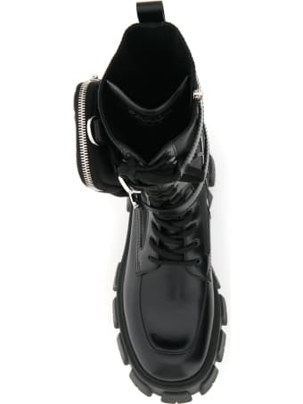 Prada Monolith Boots Double Pouch