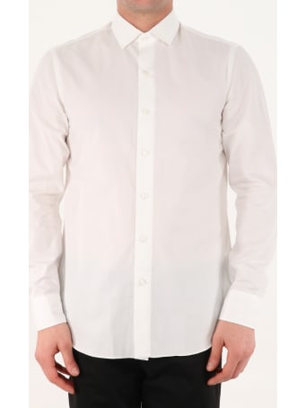 Salvatore Piccolo Pin Point White Shirt