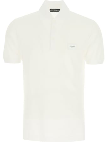 Dolce & Gabbana Polo Shirt With Logo Plaque