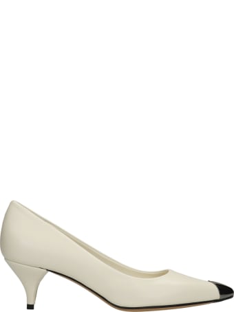 Alchimia Pumps In White Leather