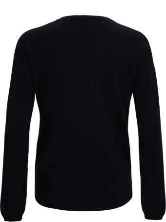 Allude Black Cashmere Sweater