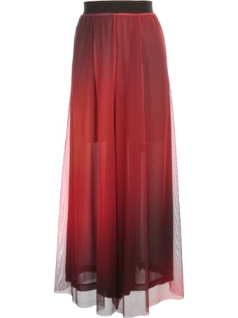 Maria Calderara Pants Sensational Printed Tulle Georgette
