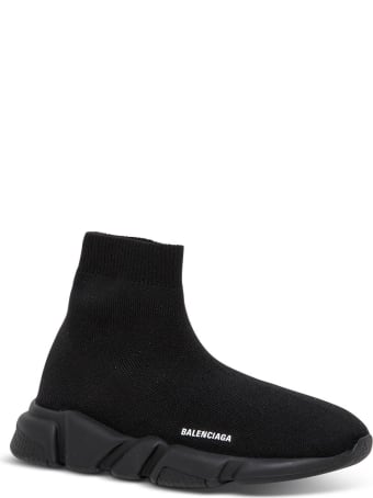 Balenciaga Black Speed Sneakers With Logo