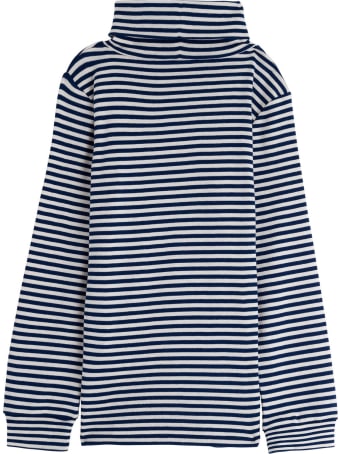 Gucci Striped Cotton Sweater With Logo