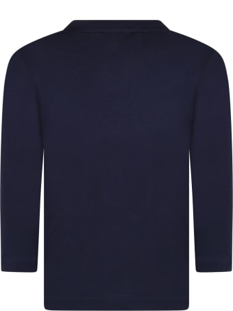 Lacoste Blue T-shirt For Boy With Iconic Crocodile