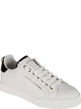 Dolce & Gabbana Logo Plaque Embellished Sneakers