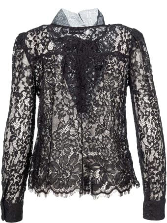 self-portrait Self Portrait Cord Lace Bow Detail Top