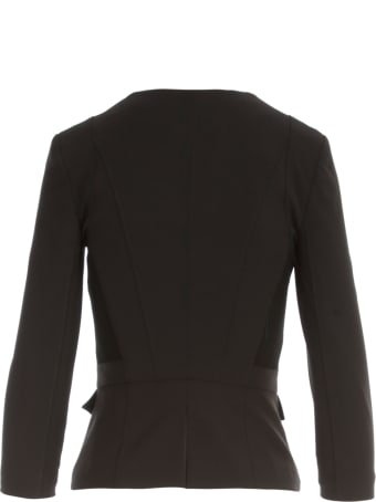 Elisabetta Franchi Crew Neck Zipped Jacket