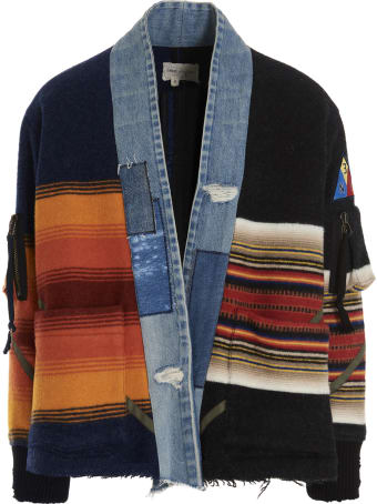 Greg Lauren 'blanket 3in1' Coat