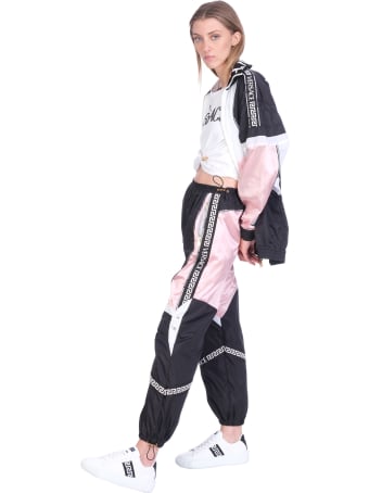 Versace Pants In Black Polyamide
