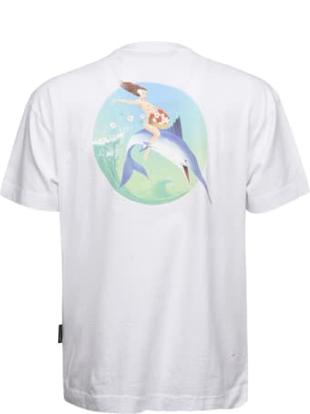 Palm Angels Fishing Club Embroidered T-shirt