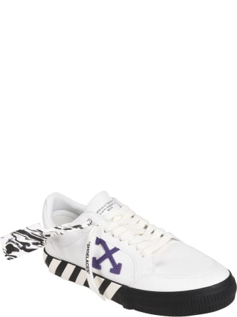 Off-White Low Vulcanized Canvas Sneakers