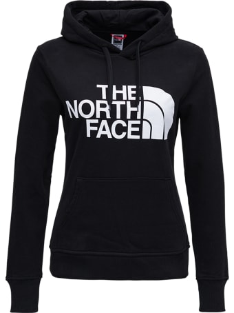 The North Face Black Jersey Hoodie With Print
