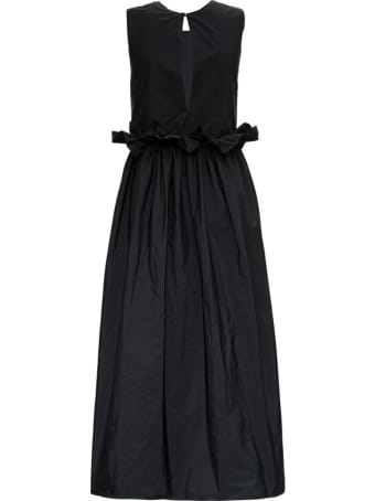 RED Valentino The Black Tag Taffetas Dress