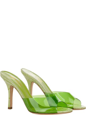 Paris Texas Croc-effect Leather And Pvc Sandals