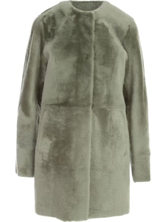 DRM Midi Shearling Coat