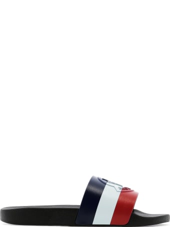 Moncler Moncler Logo Embossed Slides