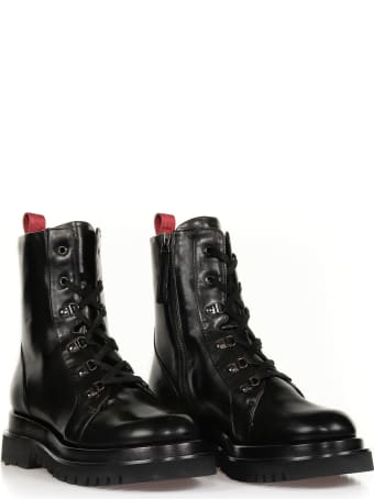 Fabi Leather Biker With Zip