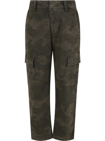 Dondup Green Pants For Boy