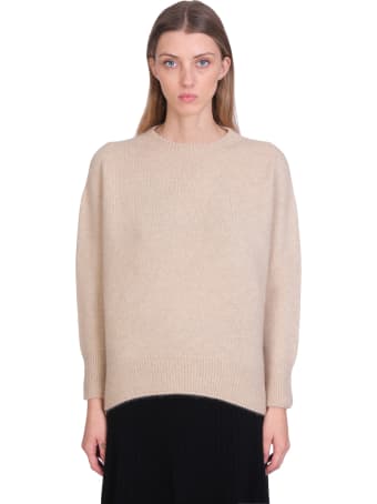 La Ploubel Knitwear In Beige Cashmere