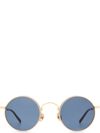 Matsuda Matsuda M3100 Brushed Gold / Matte Black Sunglasses