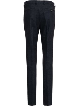 Berwich Grey Tailored Wool Trousers