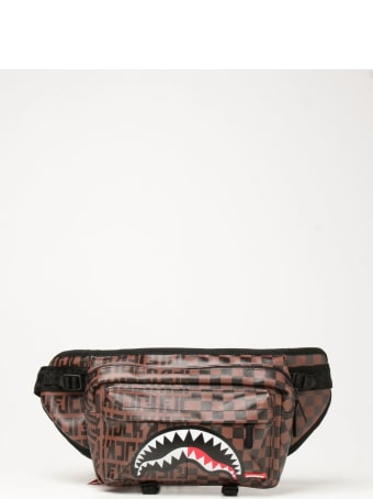 Sprayground Belt Bag Sprayground Belt Bag In Vegan Leather With Shark Mouth Print