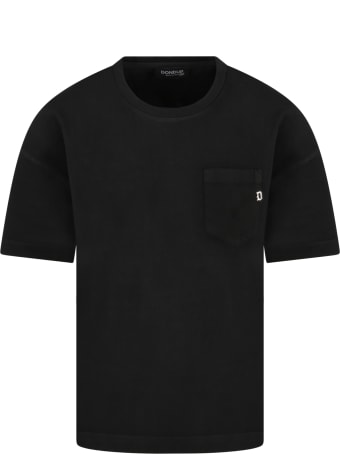 Dondup Black T-shirt For Boy
