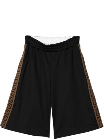 Fendi Black Bermuda Shorts