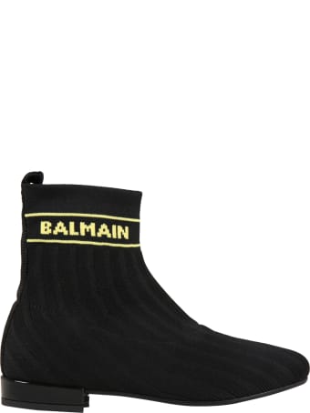 Balmain Black Boots For Girl