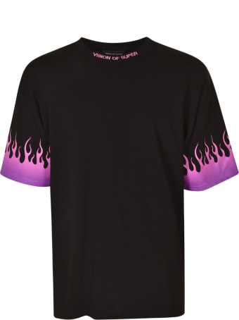 Vision of Super Flame Effect Logo T-shirt