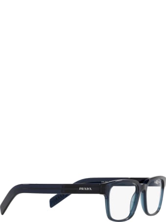 Prada Eyewear Prada Pr 15wv Transparent Blue Glasses
